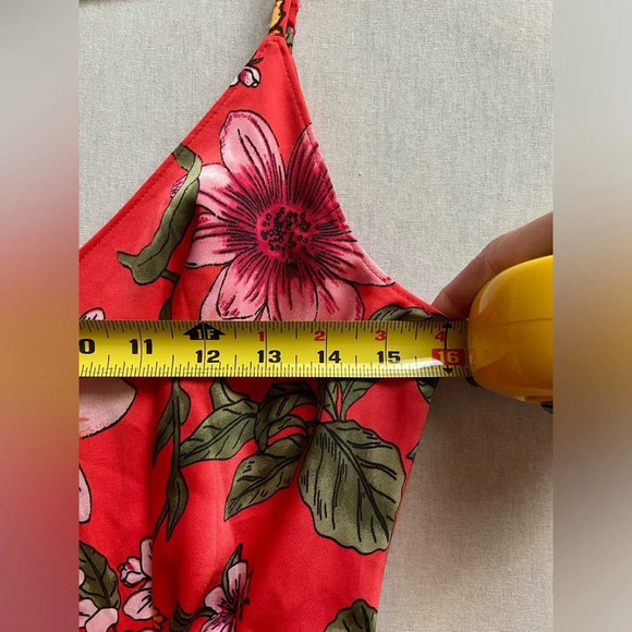 GUESS Isora Floral-Print Split-Leg Jumpsuit Sz 0 - Picture 12 of 15